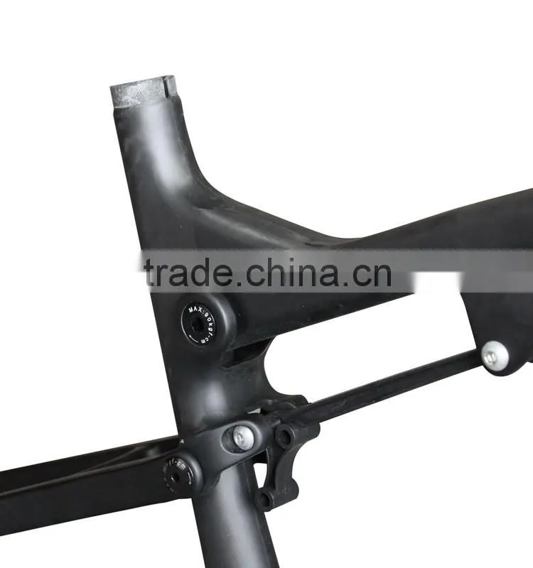 2015 27.5 ER full suspension mtb carbon frame 650B with BSA PF30