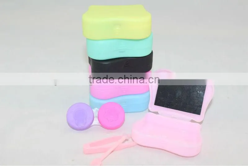 travel kit fda approved trading card display contact kit lens case