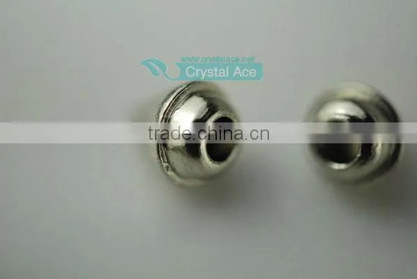 Fashion crystal rivet with cap coat alloy metal button for garment