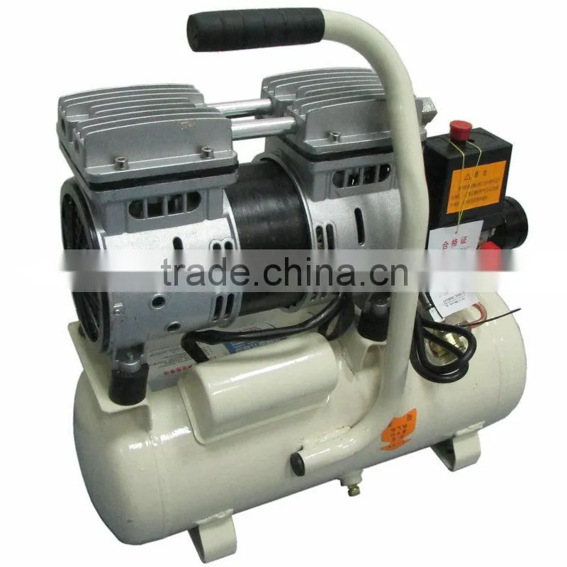 550W 1380r/min 8L Air Vacuum Compressor Oil Free