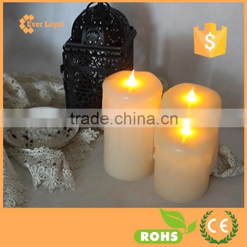 For Sale Tearing Surface Candle Wireless Remote Control Battery Operated LED Lights Candle