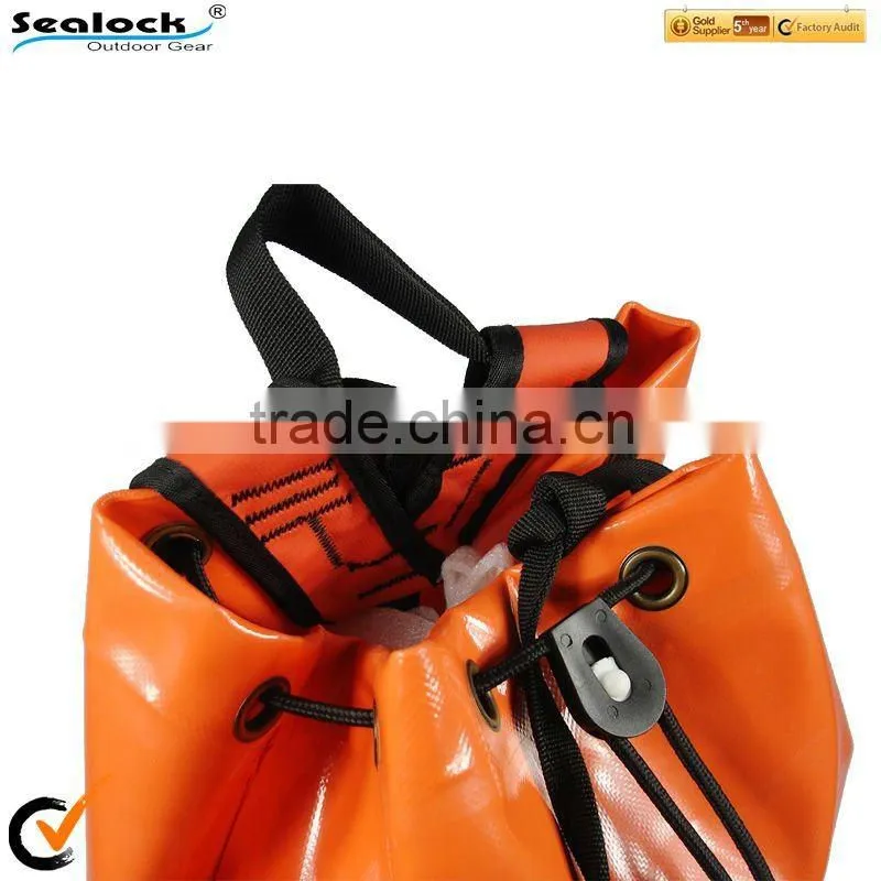 Orange mountaineering drawstring Rope Bag