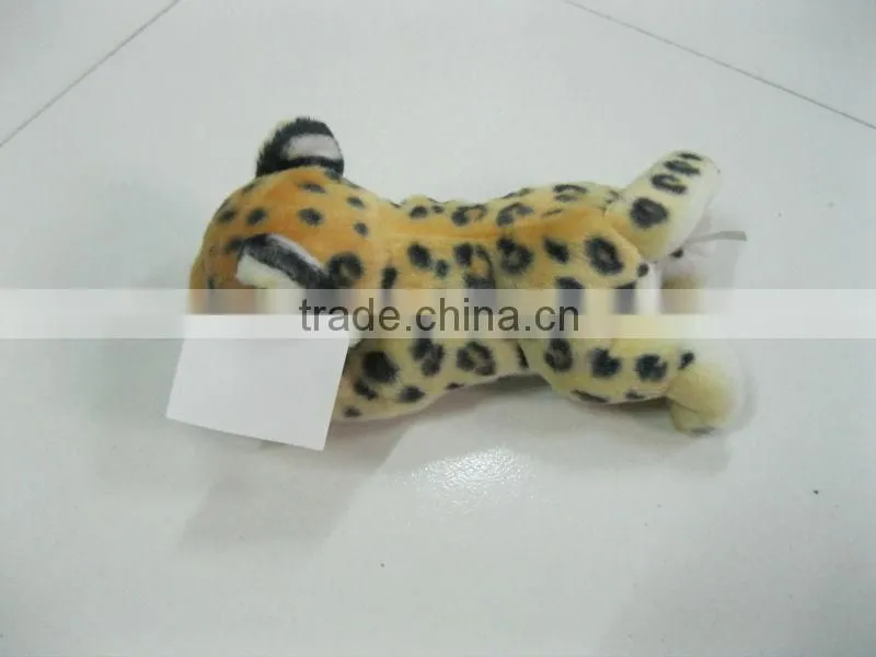 rare animal Panthera pardus plush soft toy