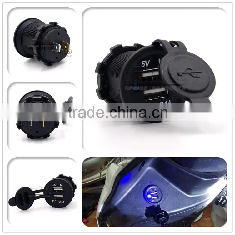 BJ-UPS-001 Waterproof 12V Single Hole USB Motorcycle Mobile Phone Power Supply Charger Port Socket