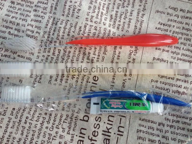 Best selling products cheap disposable toothbrush with toothpaste made in china