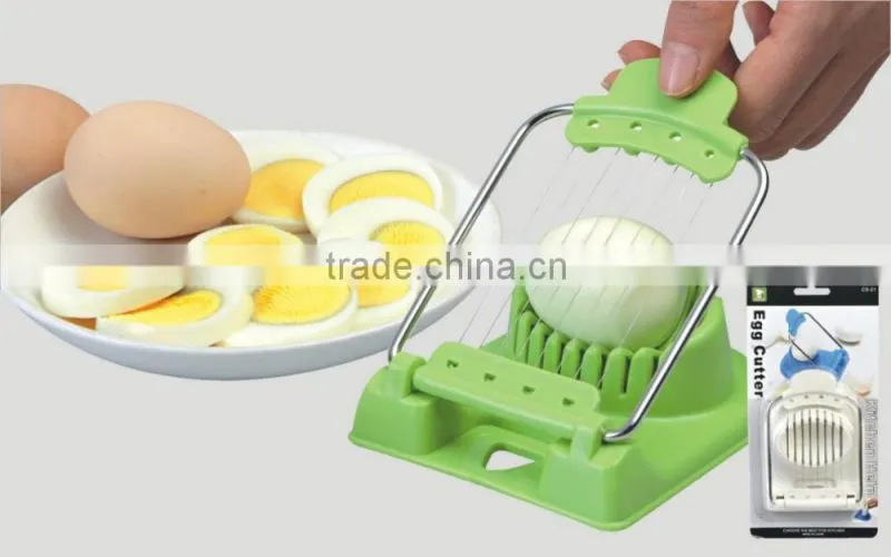 ABS+S/S 12.5*9*2.5 Good quality kitchen gadgets egg slicer/useful egg slicer