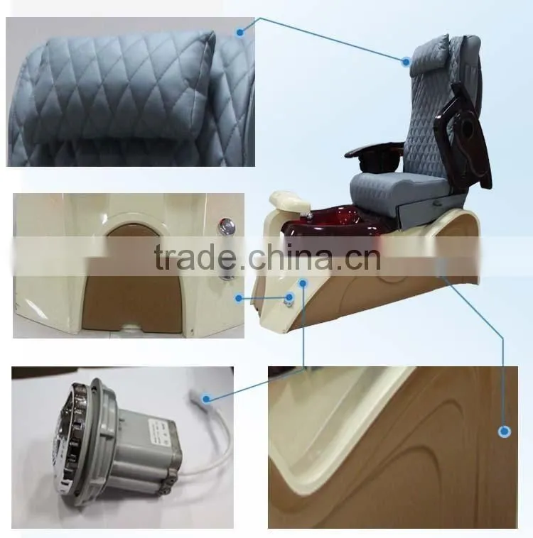 Glass bowl spa pedicure shower foot stool