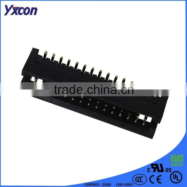 Made in china Pitch 1.27mm SMT Molex with pegs box header connector