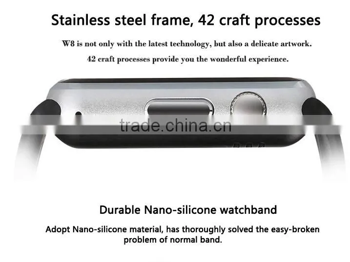 2016 W8 Bluetooth Smart Watch Sport Health Fitness Tracker Smart watch w8