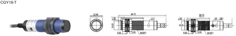 CNTD Cheapest Products Online High-end type Cylindrical Type Photoelectric Sensor