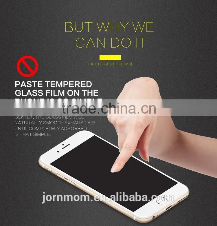 LANGOU customized 25D 9h 0.26-0.33mm for iPhone 6 customized tempered glass screen protector