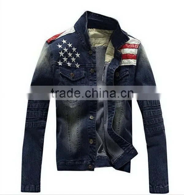 Fashion latest shiny down jacket men