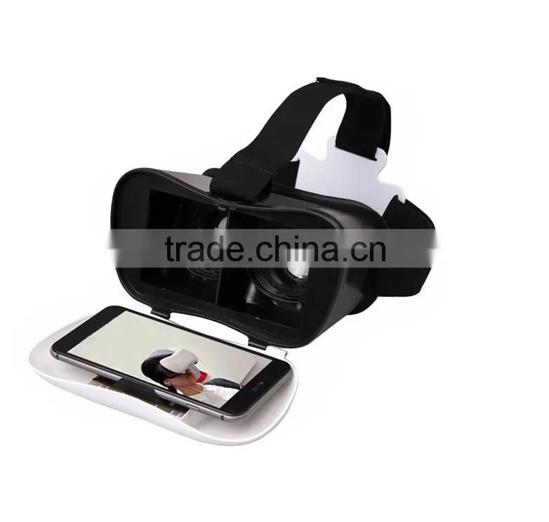 factory bulk promotinal price 3d vr glasses virtual reality headset 3D box cardboard