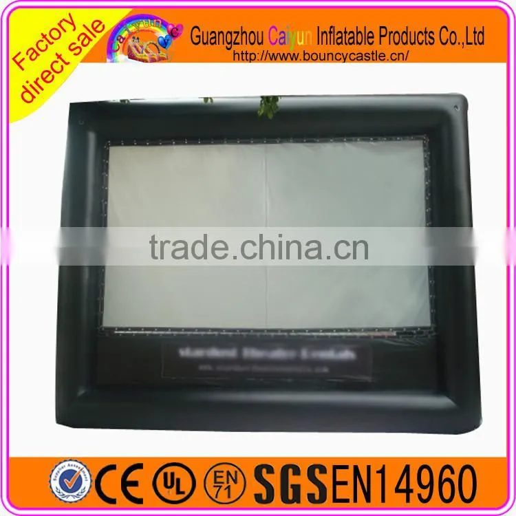 Inflatable moive screen for outdoor indoor