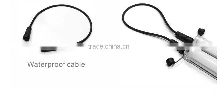 Corrosion-proof 120lm/w outdoor t8 led batten fittings 40w for boat lighting