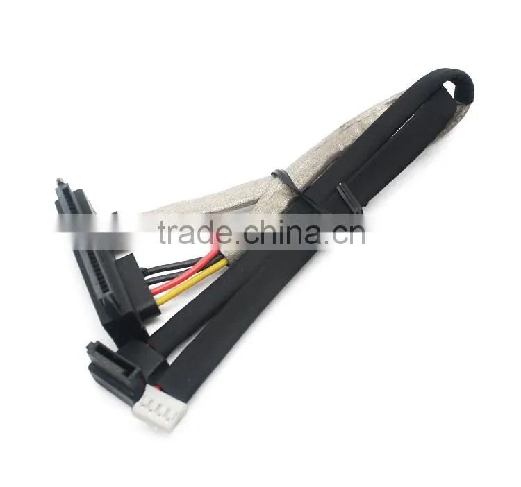 90 degree 7+15 pin HDD to 4 pin power cable to 7pin function of sata cable antistatic shielding