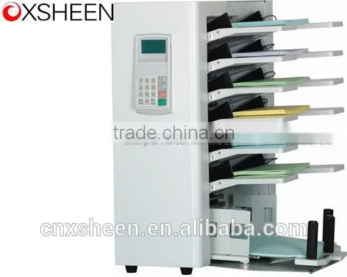 Feed Stations digital Paper collating machine / gathering machine for post press