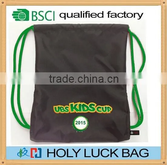 Oxford Drawstring recycled bag backpack wholesale gym rucksack