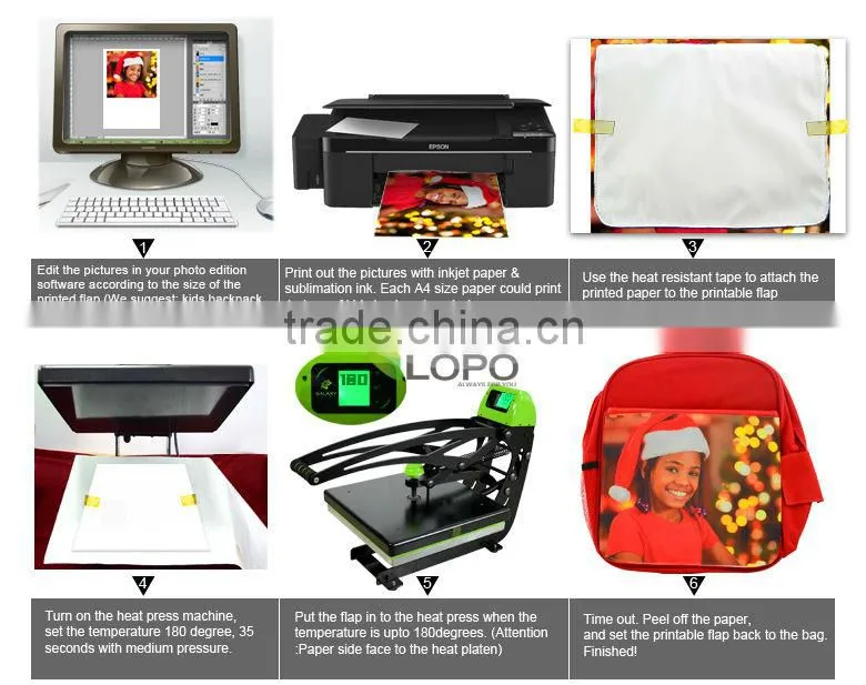 2016 New Custom Stylish sublimation laptop bag