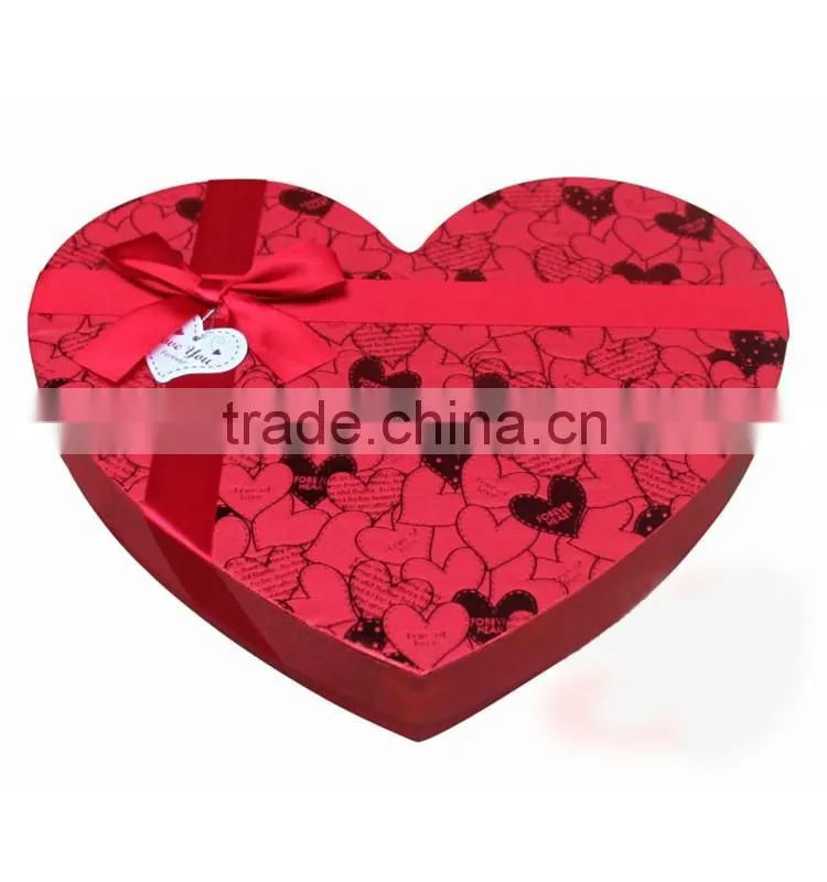 2016 fashion heart shape chocolate gift box