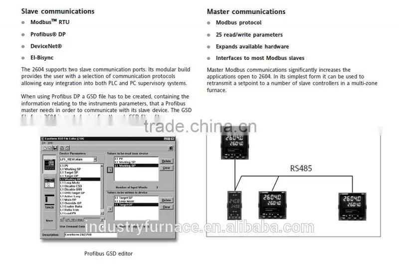 HOT SALE Industrial process controller control both furnace temperature, carbon potential and quenching