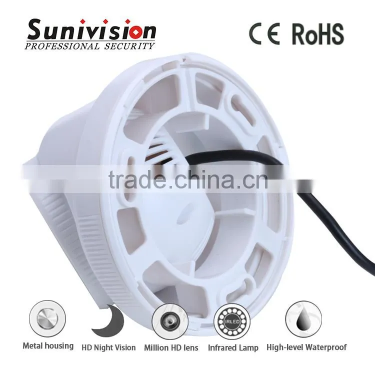White Vandalproof 5 Megpixel 720p Sony IP CCTV CAMERA