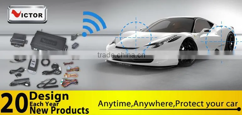 2015 canton fair China factory GSM/GPS car alarm remote