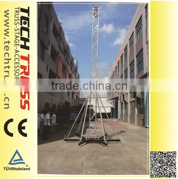 13M 1400KG Ground Support Tower For Line Array Speaker