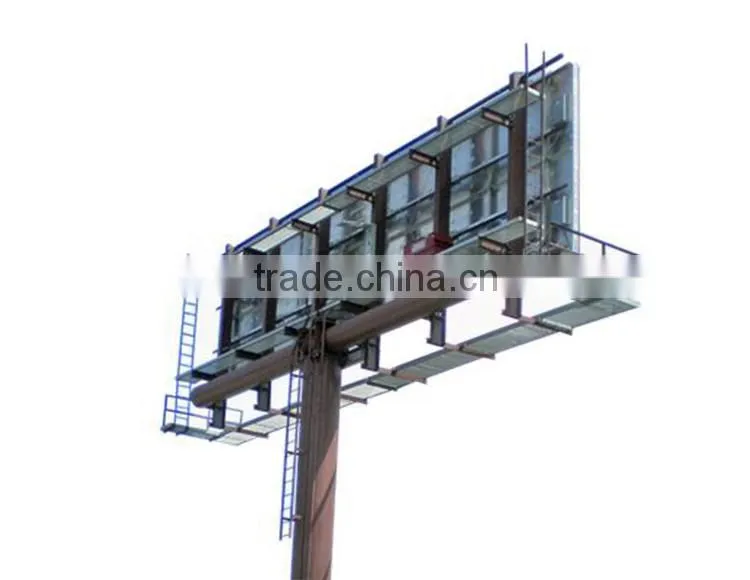 China made outdoor steel structure LED advertising stand display