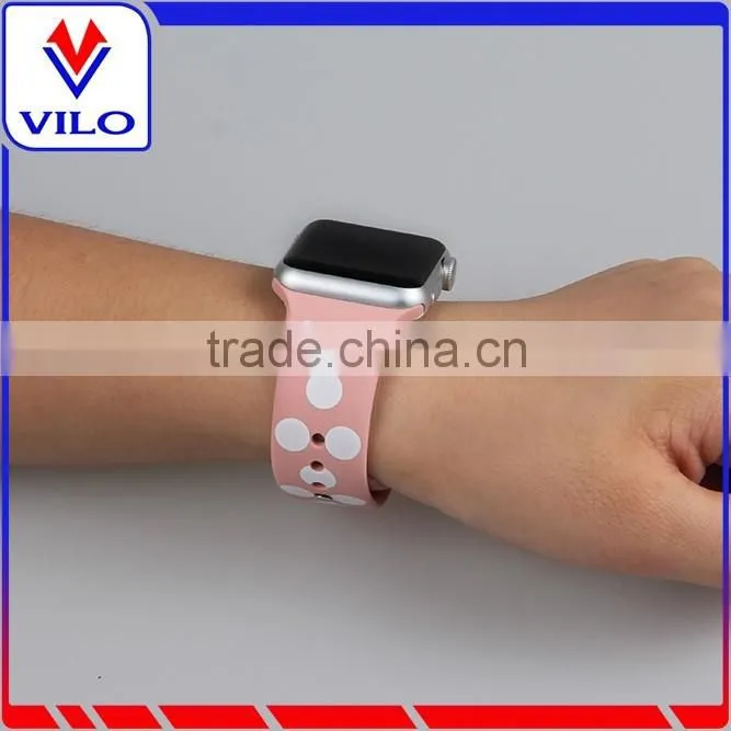 For Apple Watch Best Selling Fashion Design OEM Silicone Watch Strap Watch Band