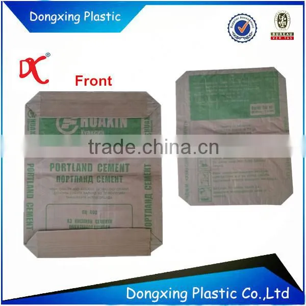 Powder chemical product Valve kraft paper bag 25kg