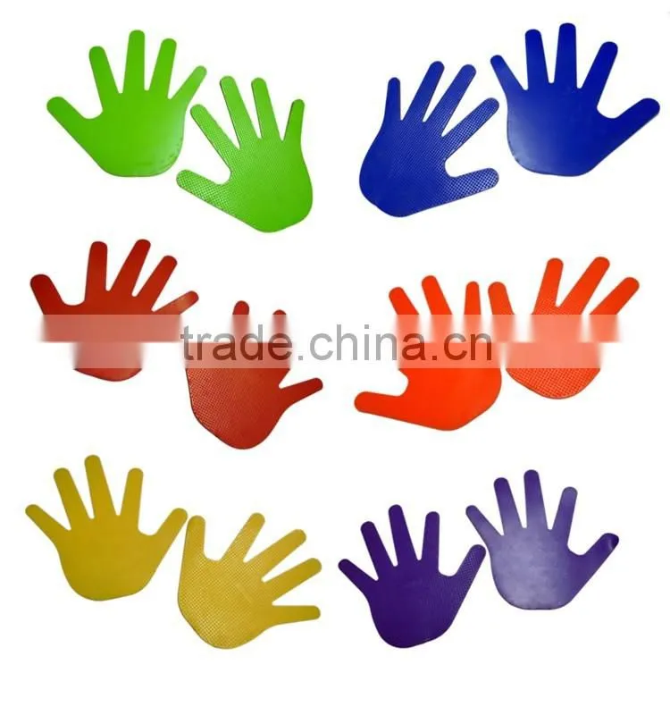 Colorfull TPR Hand Mark For Kids Ourtdoor Fun