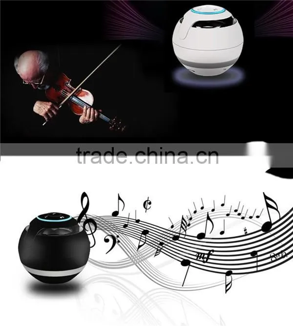 Portable Christmas Mini Ball LED Light Speaker Bluetooth Wireless Speaker With Hands-free Call