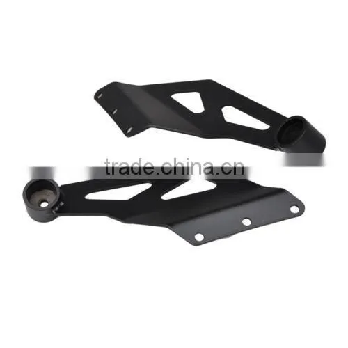 Pair Dodge RAM 1500 2500 3500 50" Straight LED Work Light Bar Roof Mount Brackets