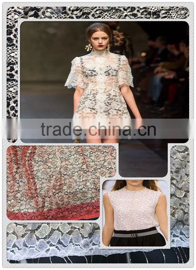Nylon Cotton Lace Fabric