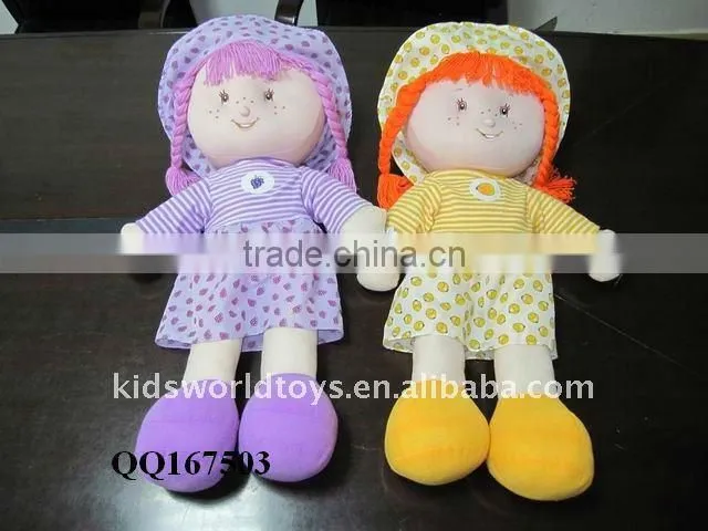 Lovely cotton rag doll
