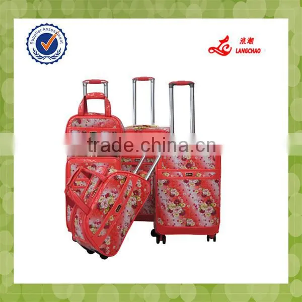 crocodile material 2pcs one set boarding luggage