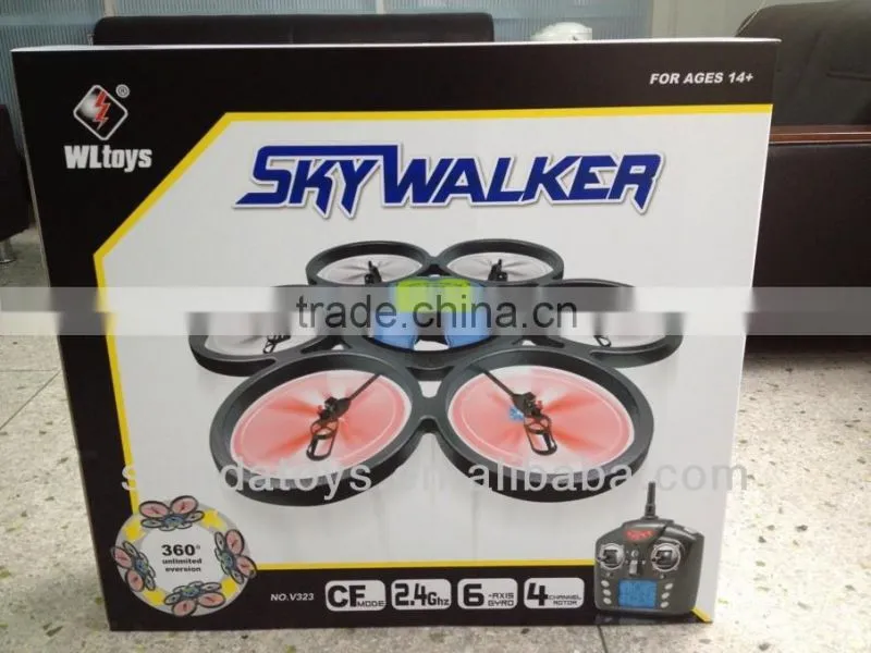 New Arrive ! V323 2.4GHz 4 Channel 6-Axis RC Quadcopter Helicopter