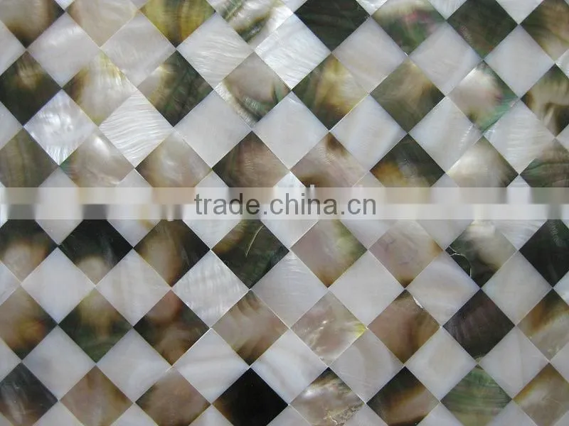Grid shell mosaic tile mosaic pearl shell
