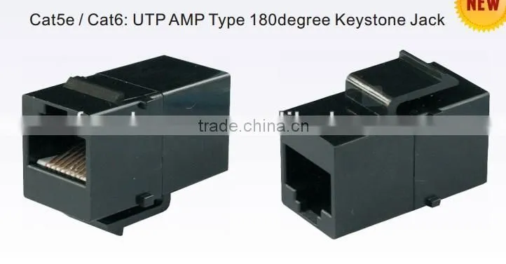 Cat5e / cat6 UTP AMP Type Keystone Jack