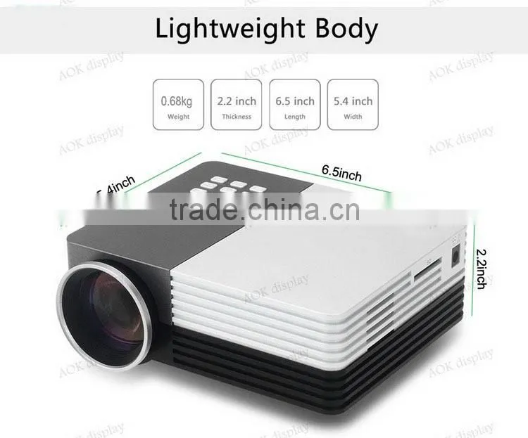 GM50 New arrival Portable multimedia projector mini video Projector home theater HDMI VGA AV SD LED Projector cube projector