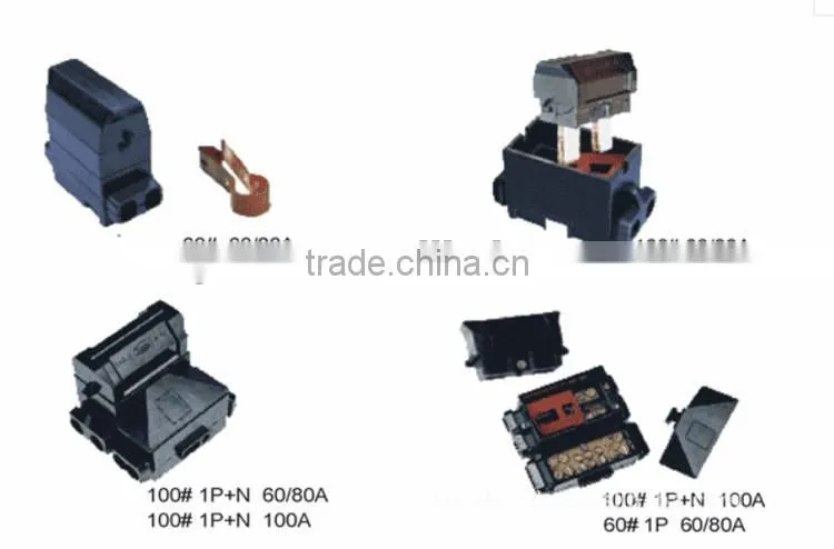 cut-out fuse 1P+N 60/80A (Double)