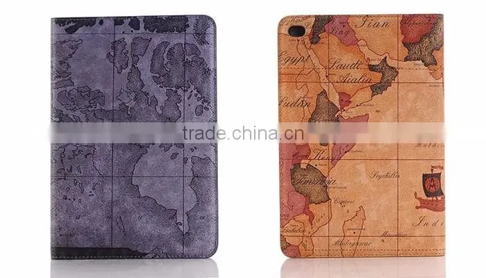 Ultra - thin design leather cases waterproof case for ipad mini