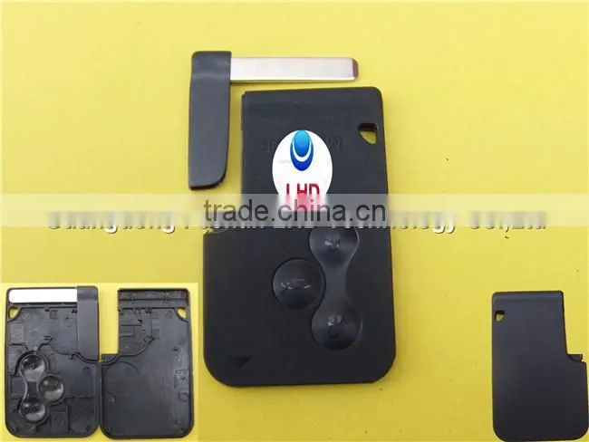 Keyless entry 3 button smart remote key card Renault for Megane car key