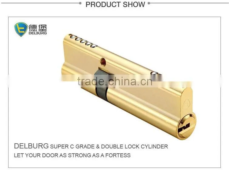 120mm High security mortise hidden cylinder door lock