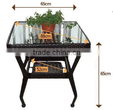 Rattan Wicker Furniture coffee table Set Rattan Chair and Table Sets