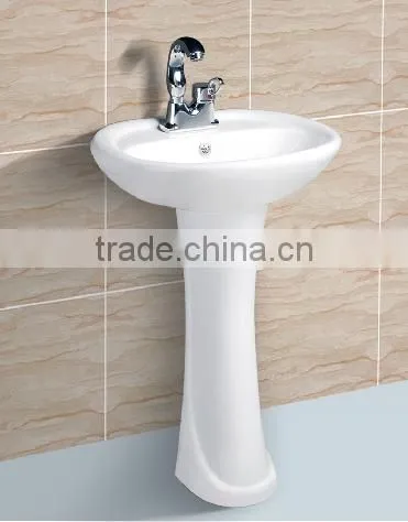 BATHROOM TOILET PEDESTAL WASHING BASIN