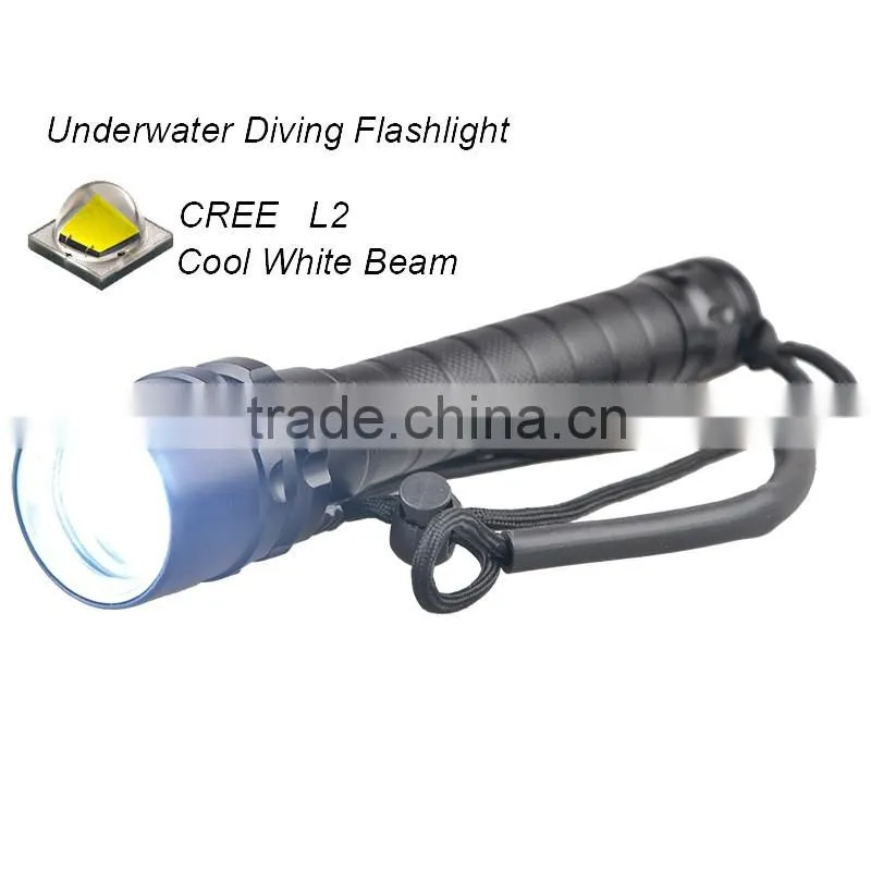 LED Diving Flashlight Torch Lamp Waterproof flashlight