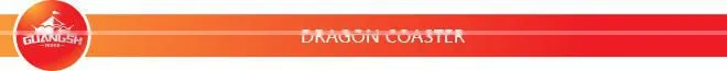 Amazing! outdoor roller dragon coaster amusement park games equipment for sale