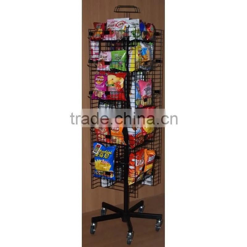 counter chocolate display rack
